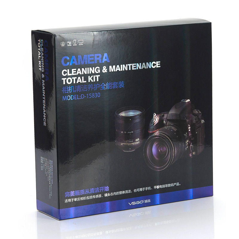 Free shipping 9-in-1 camera cleaning & maintenance total kit