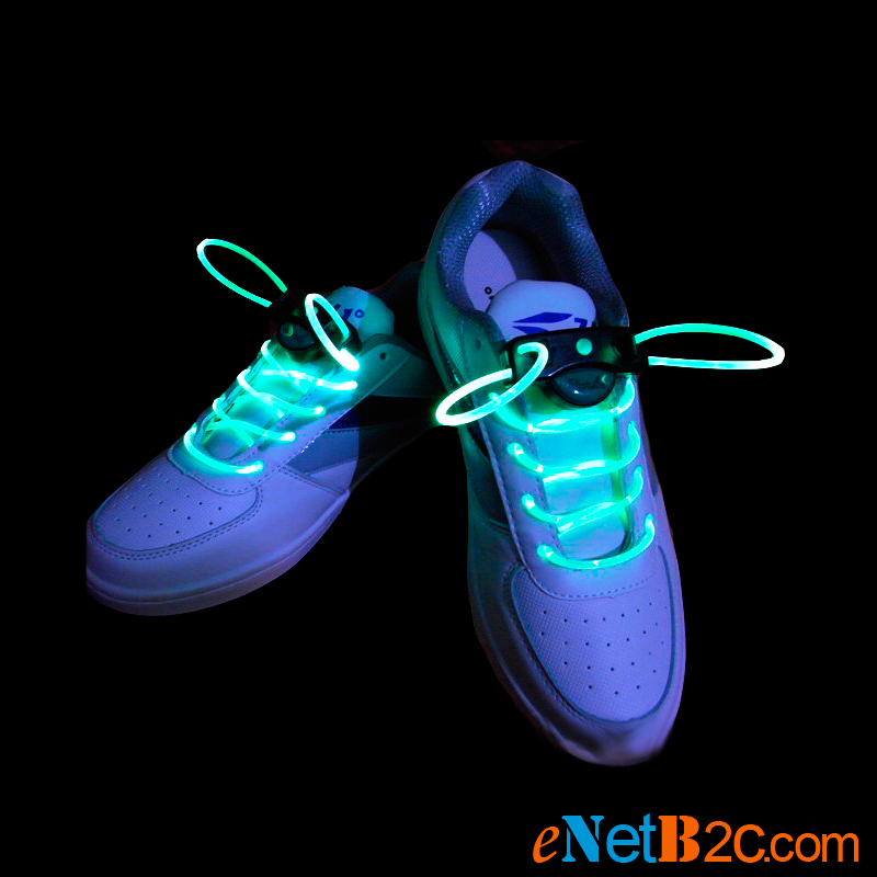 Colorful flashing LED waterproof shoelace