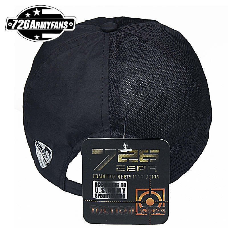 Hot-selling!!High quality Fashion Tactical black Cap, sports cap(black )