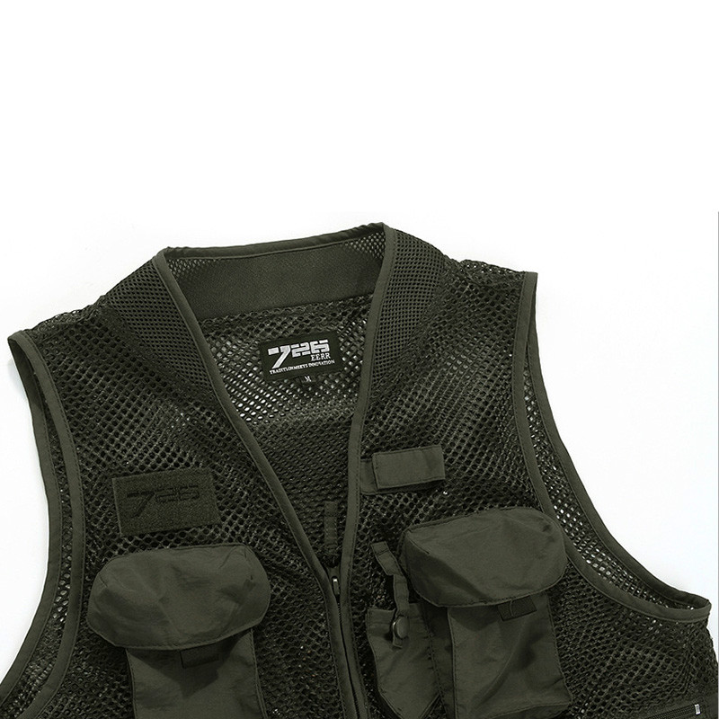 Free Shipping 2013 New Brand Multi-Pockets Leisure Vests Men's Clothing For Fishing Waistcoats