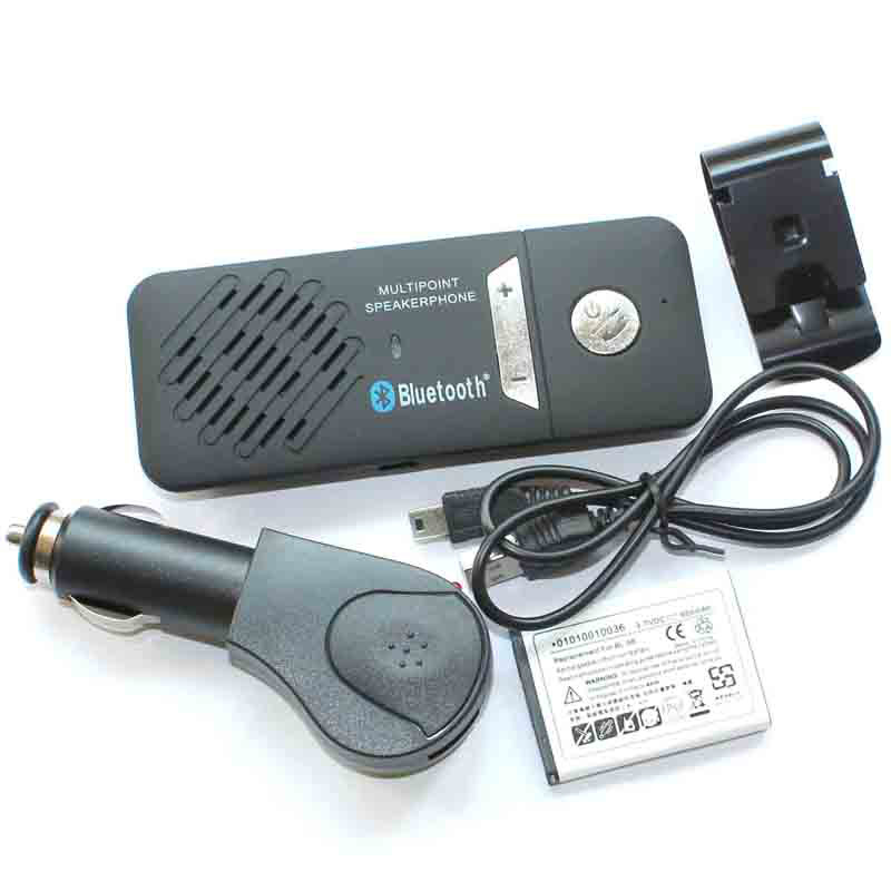 Car Bluetooth Cell Phone Handsfree, Speaker music player Universal Bluetooth Car Kit Handsfree