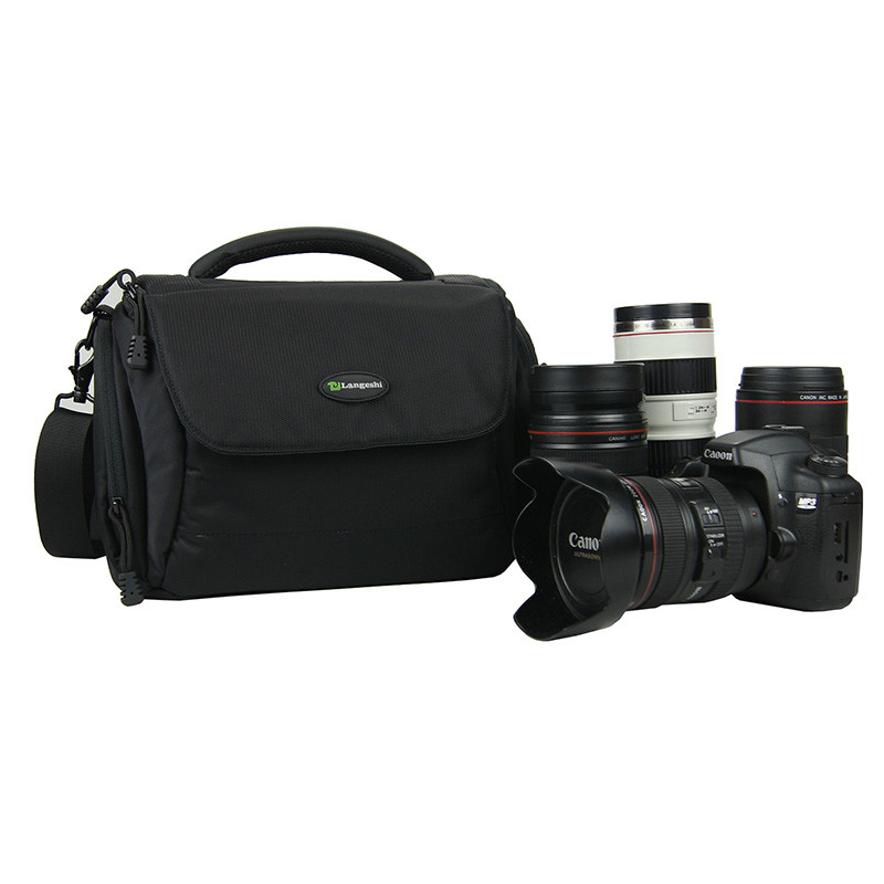 2013 langeshi outdoor leisure single shoulder camera bag SLR digital camera bag