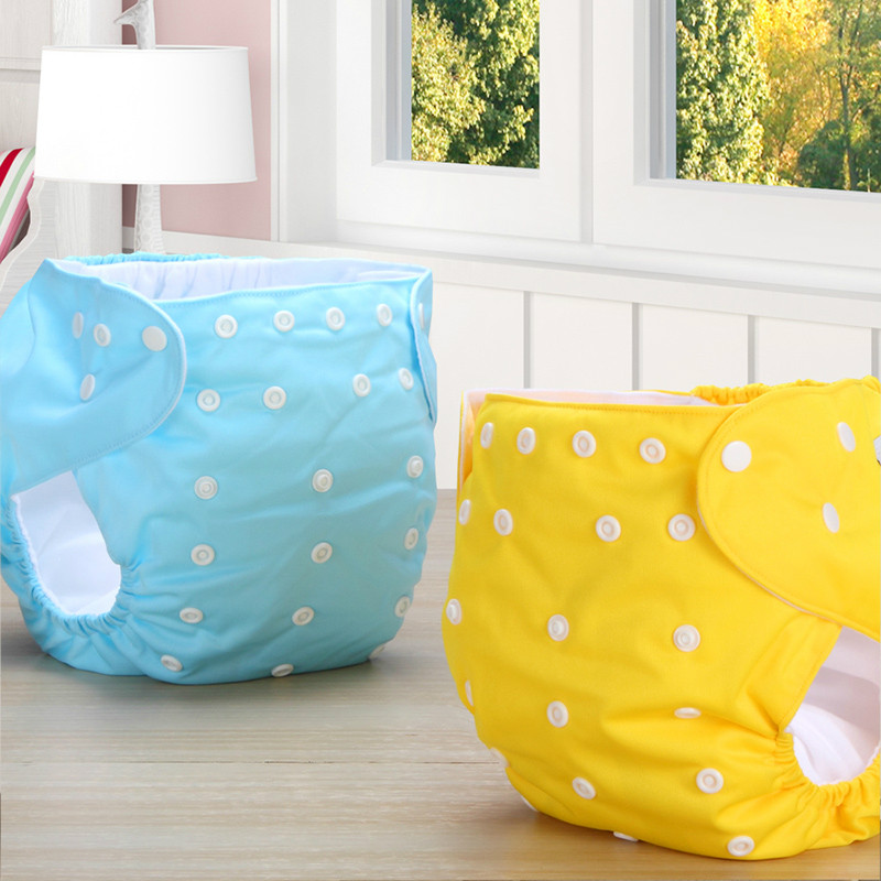 2014 Size Adjustable 3-13KG Reusable Baby Cloth Diaper Nappy 7 Colors