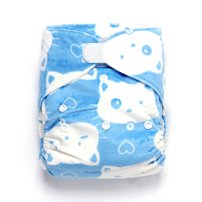 2014 new Cartoon Color Prints Baby Diaper Soft fabric Easy Clean Baby Diaper