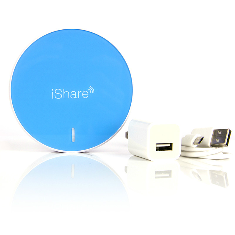 2014 free shipping TRUS iShare Portable Wireless Data Sharing Device &Wireless Router&Portable Power Bank