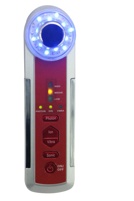 Four in one ion IPL ultrasonic vibration beauty instrument
