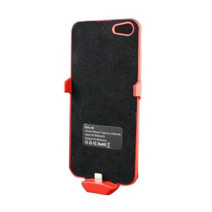 2000mAh For iPhone 5 large capacity lines clip battery back clip mobile power