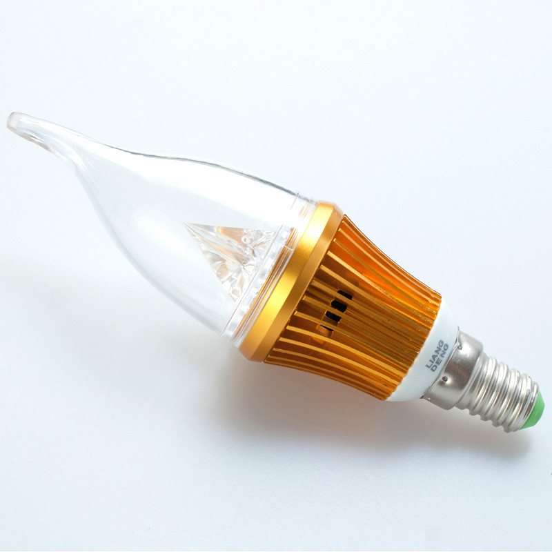 Brand New Candle Light LED Bulb Lamp GY311 3w golden Warm/Cool White LED candle bulb