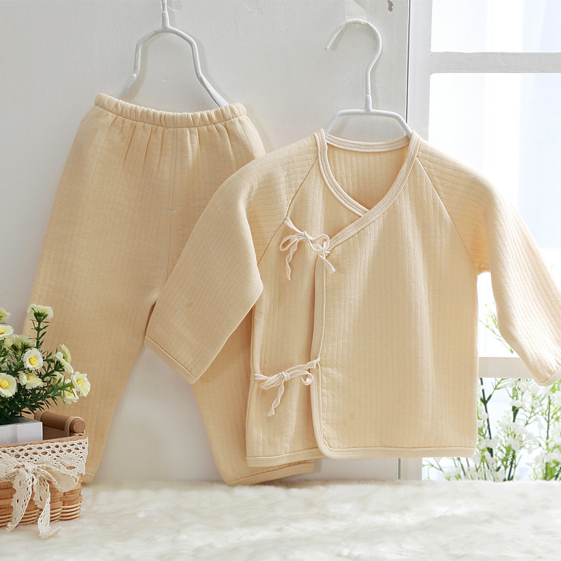 2014 Free shipping comfortable baby organic cotton suit