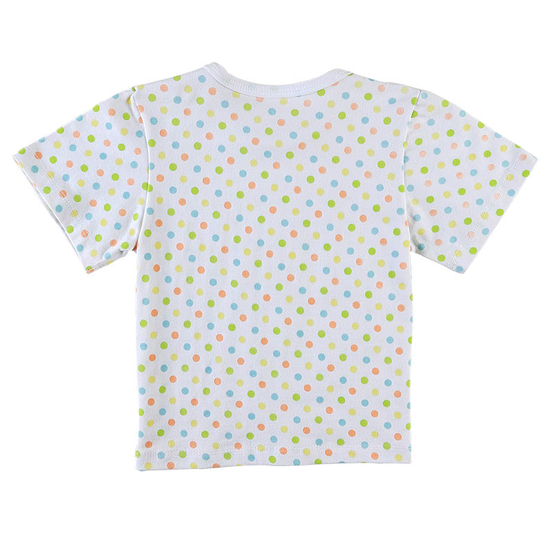 Free shipping baby white dot comfortable cotton clothing