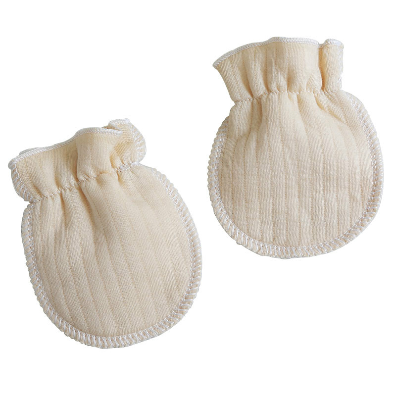Soft and comfortable baby organic cotton gloves free shipping