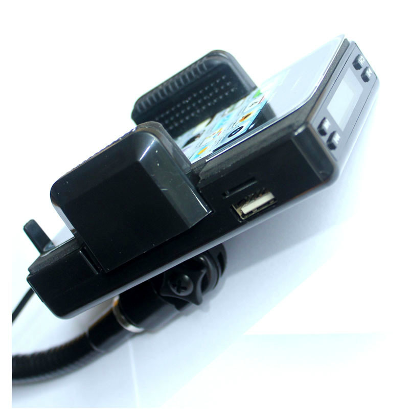 2014 Free Shipping New FM Transmitter Modulator FM08 Car Kit Mini FM Transmitter with LCD-Display