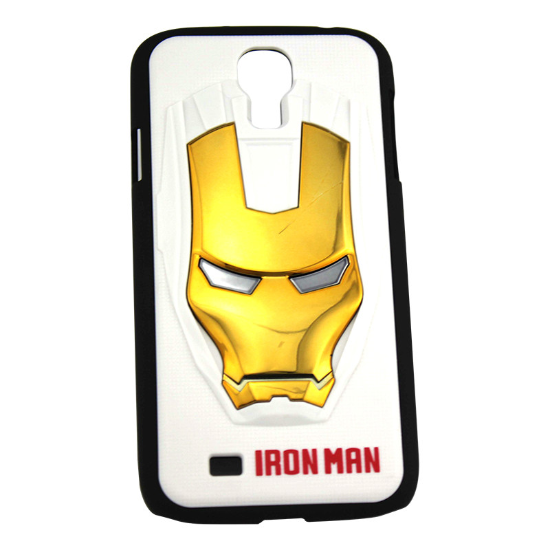 2014 NEW HOT iron man pattern For samsung i9500 / i9508 phone case protective case 8 colour
