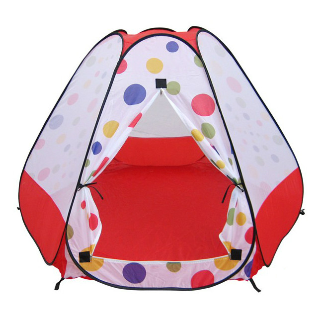 WZFQ L623YP extra-large space singal door dot hexagon child tent portable and ventilated game house