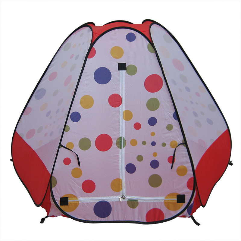 WZFQ L623YP extra-large space singal door dot hexagon child tent portable and ventilated game house