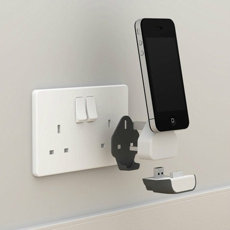 Free shipping fashion and utility charger wall minidock station dock cradle sync charger station for iphone4 iphone4s