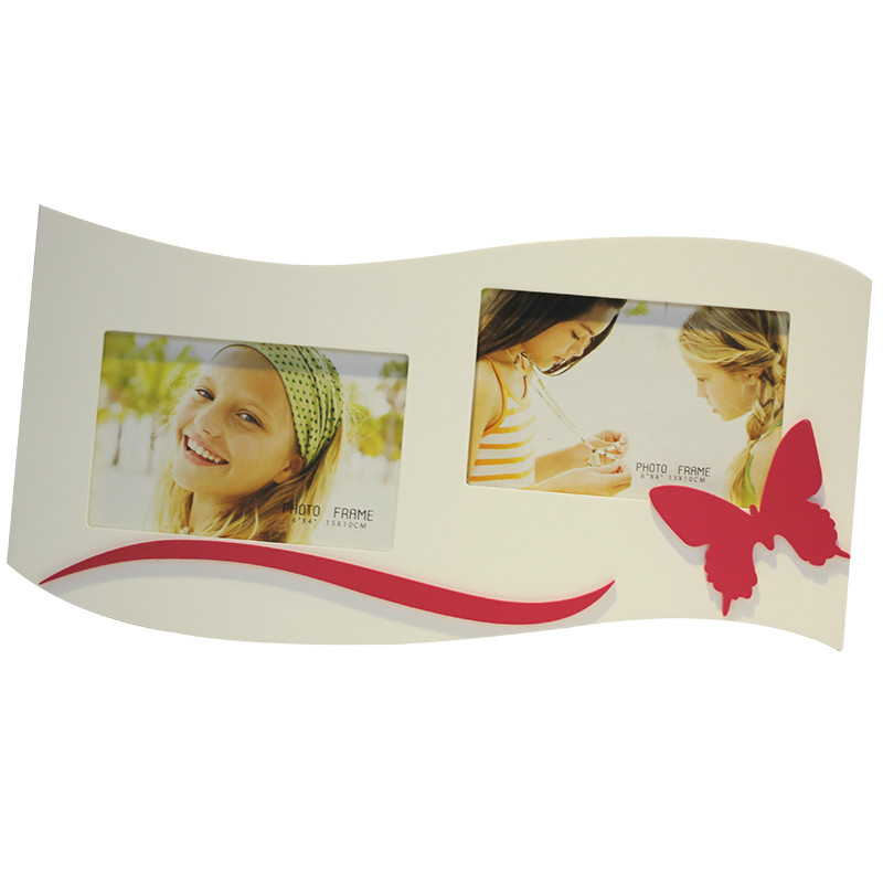Butterfly style Photo Frame with 2 photos For Gift
