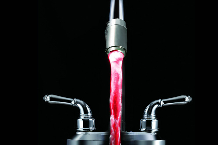 2014 New Arrive ABS Led Faucet, color change led faucet, LD8001-A4