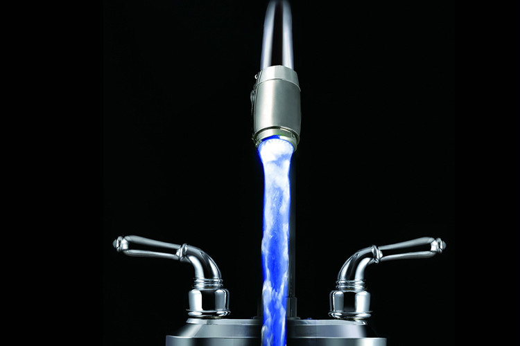 2014 New Arrive ABS Led Faucet, color change led faucet, LD8001-A4