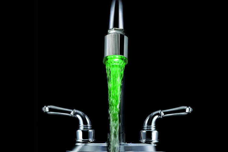 Hot Sale ABS Led Faucet, color change led faucet, LD8001-A5