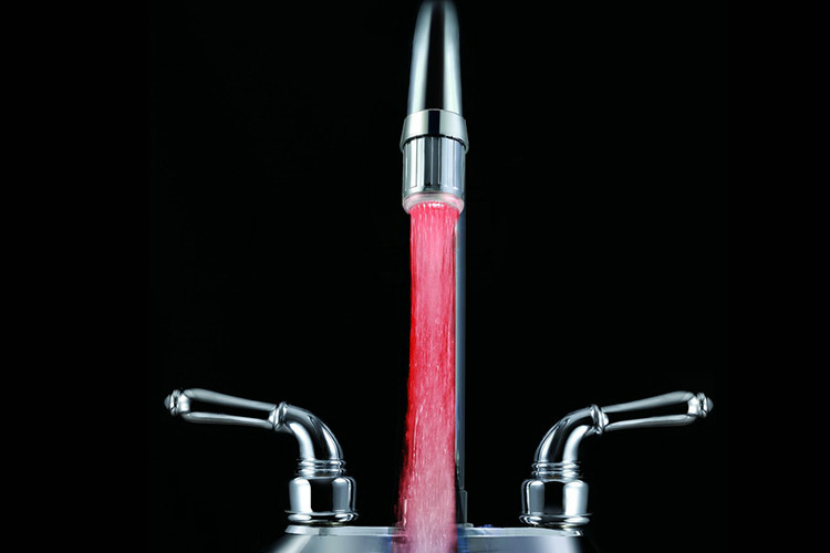 2014 Hot Sale ABS Led Faucet, color change led faucet, LD8001-A6