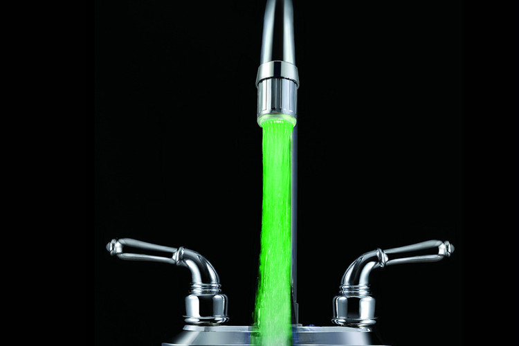 2014 Hot Sale ABS Led Faucet, color change led faucet, LD8001-A6