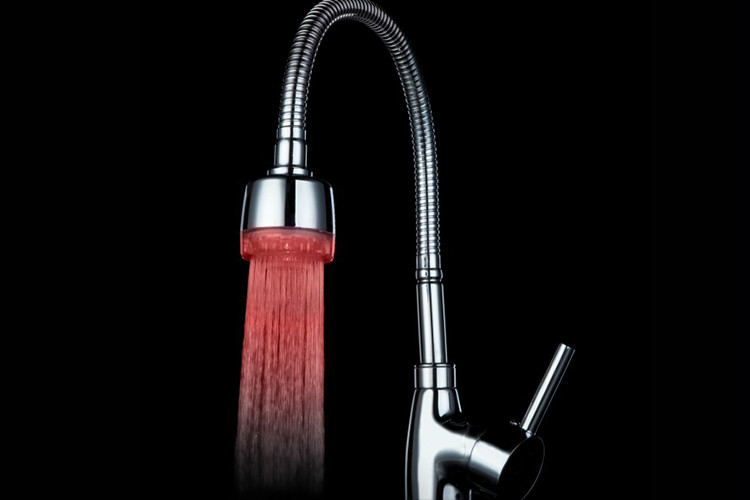 2014 New Design ABS Led Faucet, color change led faucet, LD8001-A11