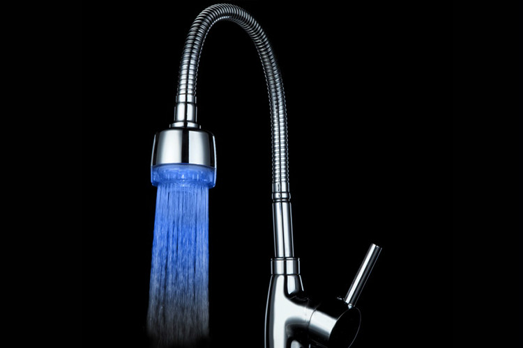 2014 New Design ABS Led Faucet, color change led faucet, LD8001-A11
