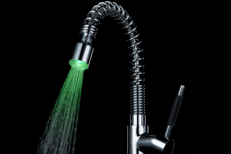 2014 New Modern Brass Led Faucet, color change led faucet, LD8002-A20