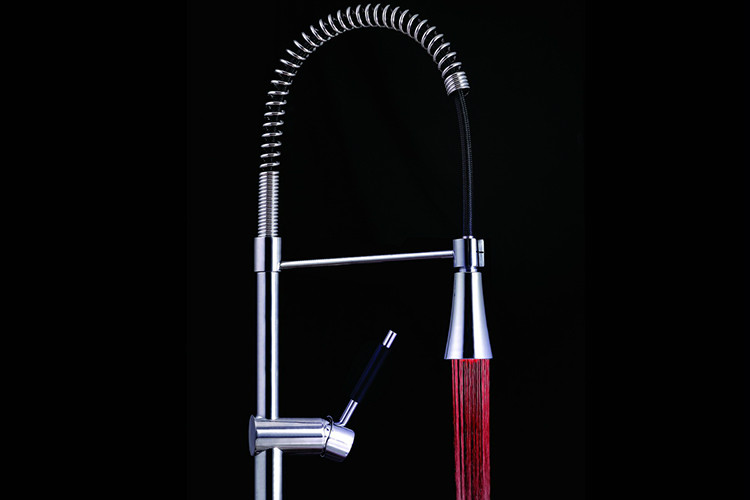 Hot Sale ABS Led Faucet, color change led faucet, LD8009-A2