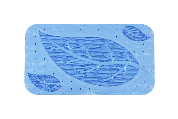 Leaf-shaped Rectangle Durable anti-slip bath mat
