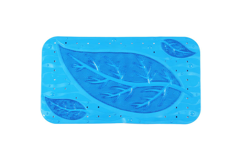 Leaf-shaped Rectangle Durable anti-slip bath mat