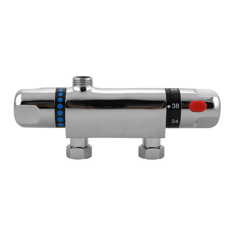 Copper thermostatic valve temperature control valve solar mixing valve shower faucet