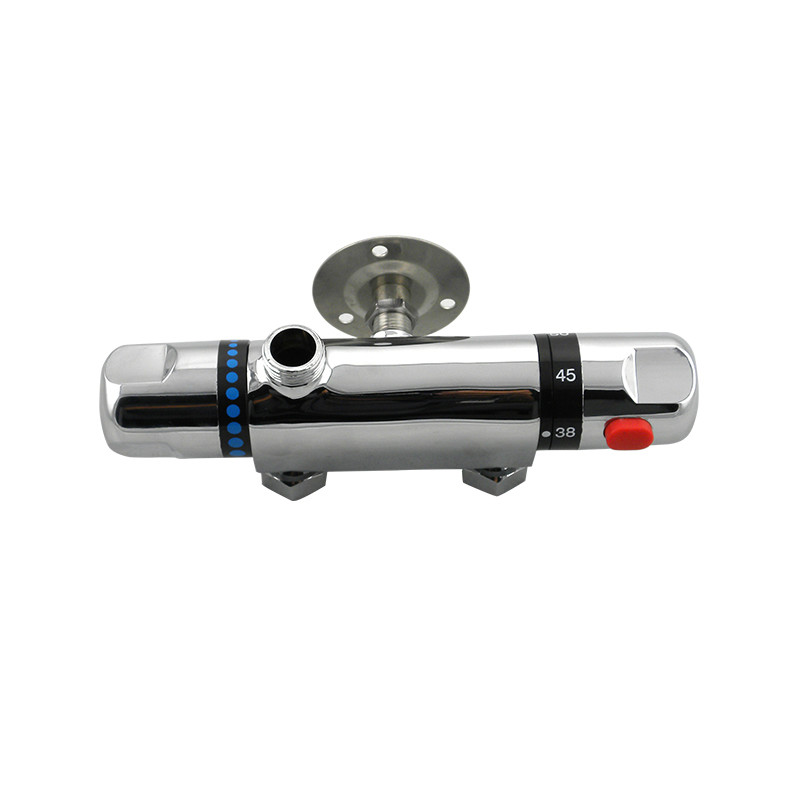Copper thermostatic valve temperature control valve solar mixing valve shower faucet