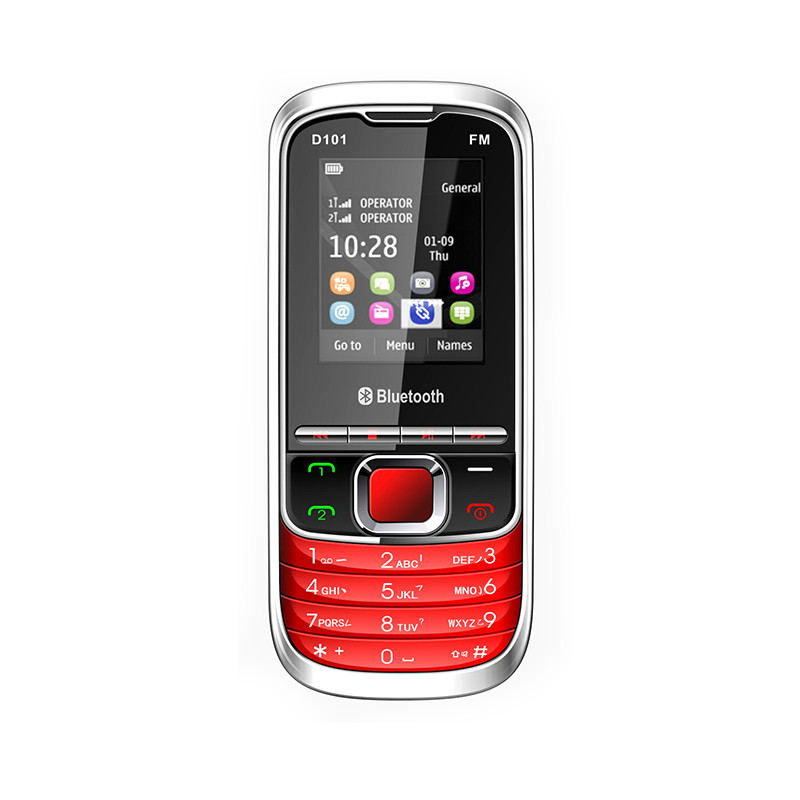 DONOD D101 Phone with 1.8 inch flat screen,dual sim dual T card