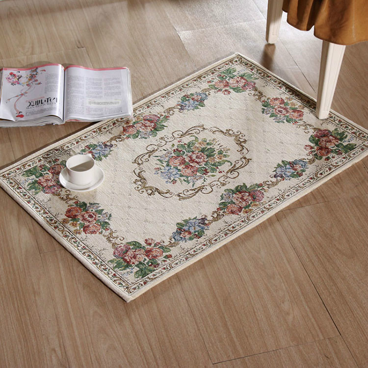 40*60cm European Chenille Fabric Rectangle carpet chenille rugs