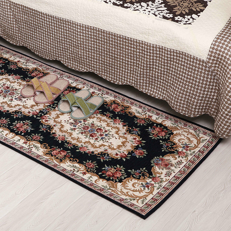 75*180cm European classic Chenille cotton yarn jacquard carpet mats