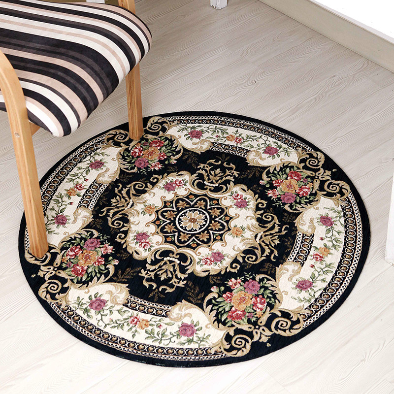 chenille yarn carpet living room coffee table carpet jacquard carpet