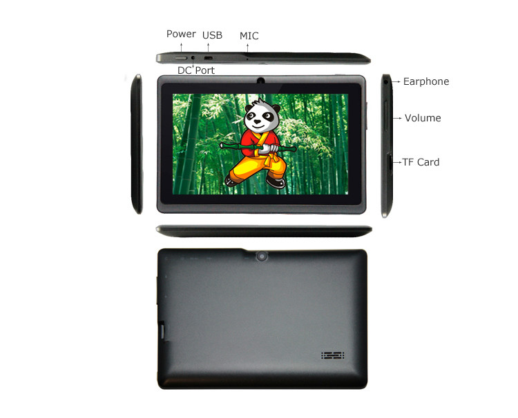 7 Inch Android 4.0.4 Tablet 4G ROM 512M RAM WiFi four colores