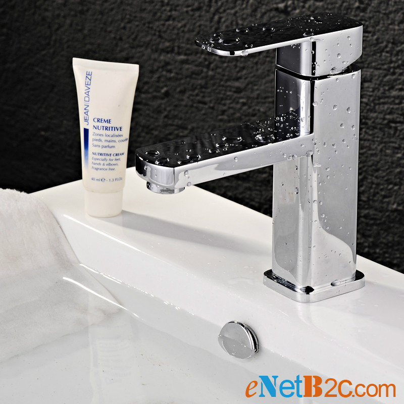 zinc-copper alloy Bathroom Faucet ceramic valve core basin faucet