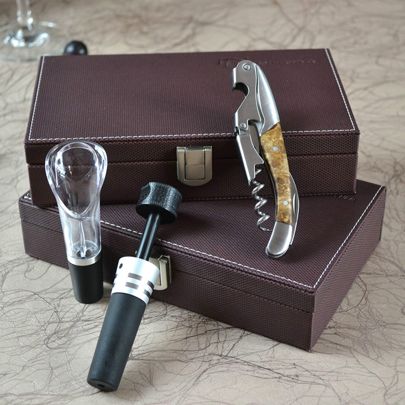 Stainless steel wine knife wine stopper Pourer 3 Bar accessories sets