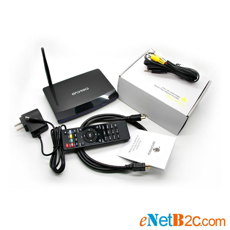 Multifunctional Android 4.2  STB/set top  box-black
