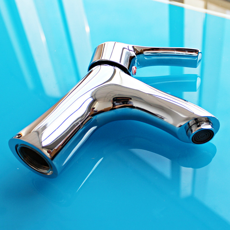 Elegant Brass Bathroom Sink Faucet-Chrome Finish