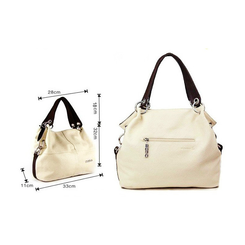 Composite Genuine Leather Shoulder Bags for women Cowhide Handbags Famous Brand Vintage Bag