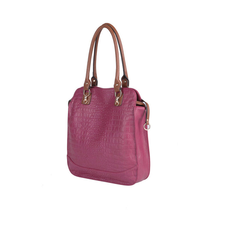 Leather croco lady shoulder bag luxurious Women's messenger bags handbag celebrity lash bag two bags