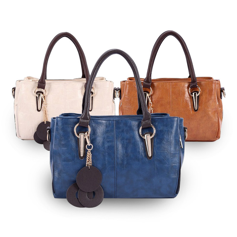 Free shipping new arrival women's handbags, leather shoulder bag lady handbag