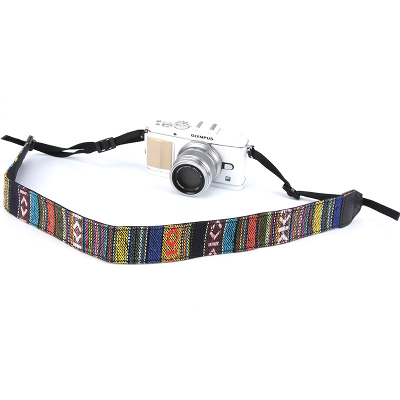 2014 fashionable Multi color Chinese national style  camera shoulder strap