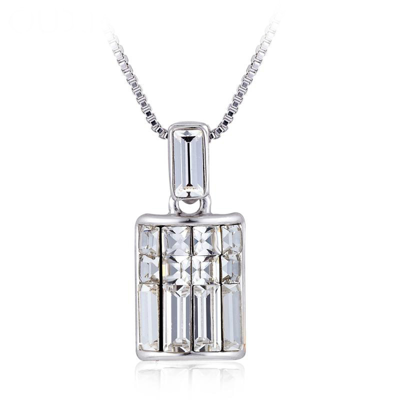 hot!!!2014 Hollow flower delicate Crystal Fashion Pendant Necklace for women