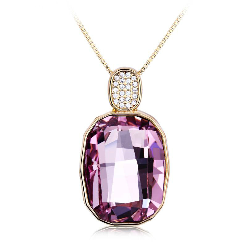 2014 Fit For Party 18k Fashion Crystal Pendant Necklace free shipping!
