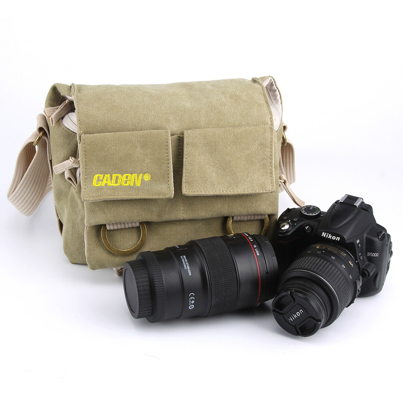 2013 General DSLR camera bag for Canon Nikon Pentax Sony CADEN canvas camera bag